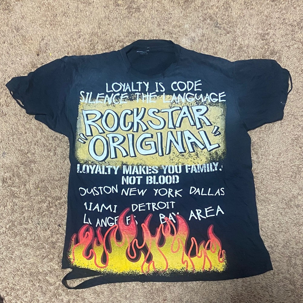 Rockstar Original Black Graphic T-Shirt
